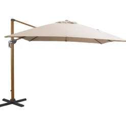 Leen Bakker Zweefparasol Nancy - taupe - 300x300 cm New