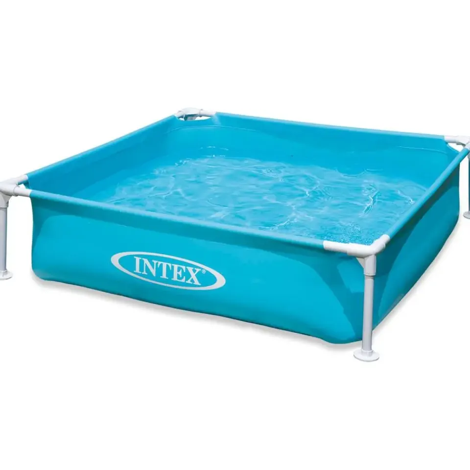 INTEX Zwembad blauw - 122x122x30 cm New