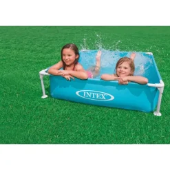 INTEX Zwembad blauw - 122x122x30 cm New